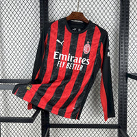 Camisa Oficial do Milan 25/26 - Manga Longa