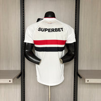 Camisa Oficial do São Paulo 26/27 Jogador - Completa com Patrocínios