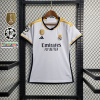 Camisa Feminina Oficial do Real Madrid 23/24 Baby Look - Champios League