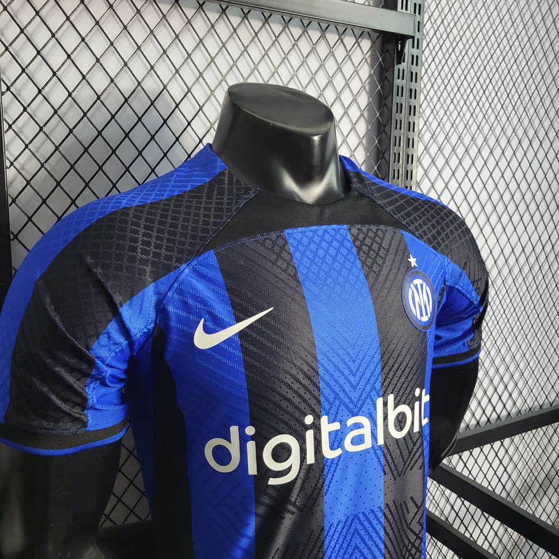 Camisa Oficial da Inter de Milão 22/23 - Versão Jogador