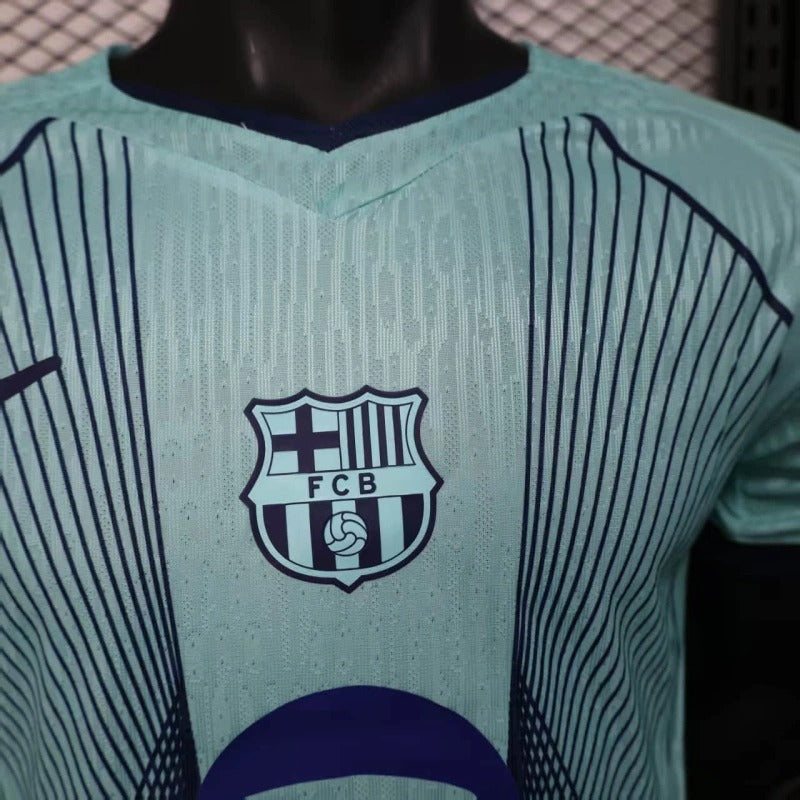 Camisa Oficial do Barcelona 25/26 Versão Jogador - Treino