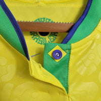 Camisa Feminina Oficial do Brasil 22/23 Baby Look - Copa do Mundo