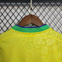 Camisa Feminina Oficial do Brasil 22/23 Baby Look - Copa do Mundo