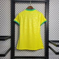 Camisa Feminina Oficial do Brasil 22/23 Baby Look - Copa do Mundo