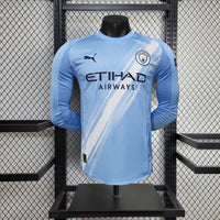 Camisa Oficial do Manchester City 25/26 - Manga Longa