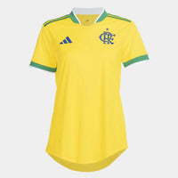 Camisa Feminina Flamengo Adidas Brasil 26/27 - Baby Look