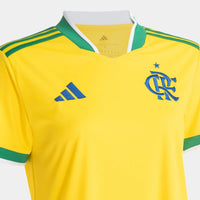 Camisa Feminina Flamengo Adidas Brasil 26/27 - Baby Look