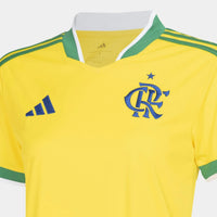 Camisa Feminina Flamengo Adidas Brasil 26/27 - Baby Look