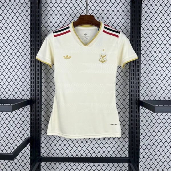 Camisa 3 Feminina Oficial do CR Flamengo 25/26 - Baby Look