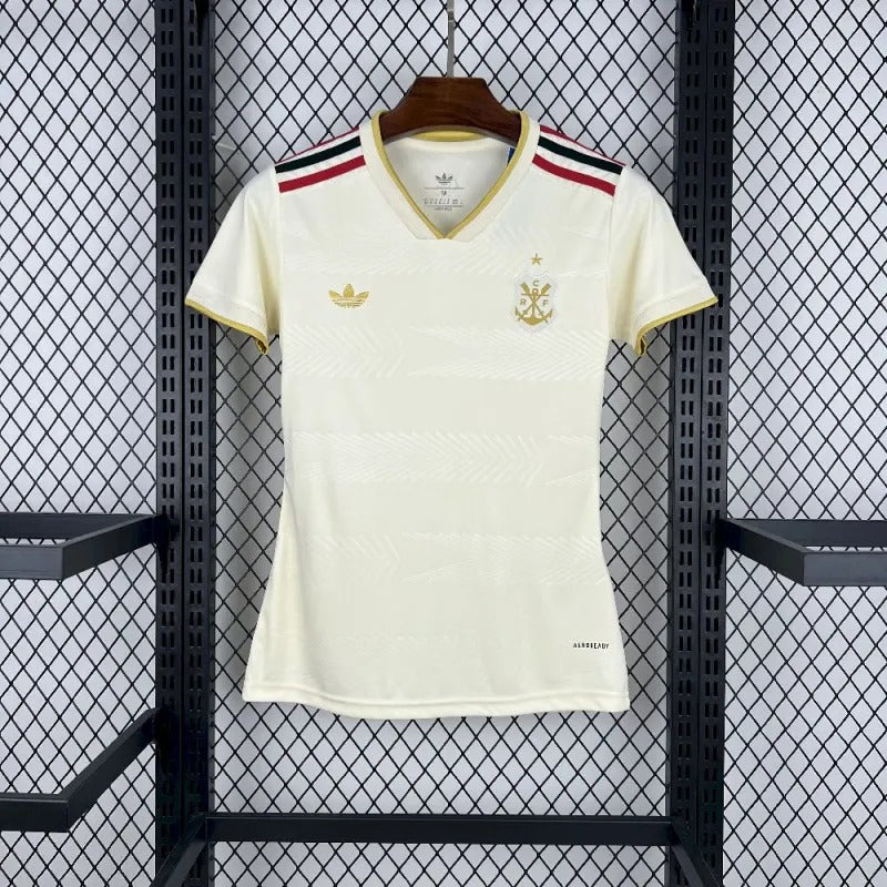 Camisa 3 Feminina Oficial do CR Flamengo 25/26 - Baby Look