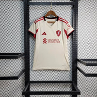 Camisa Feminina Oficial do Liverpool 25/26 - Baby Look