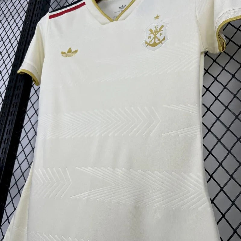 Camisa 3 Feminina Oficial do CR Flamengo 25/26 - Baby Look