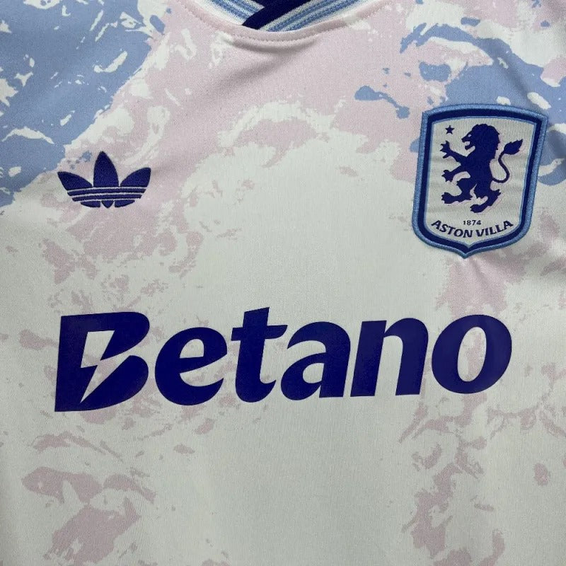 Camisa Oficial do Aston Villa 25/26 - Versão Torcedor