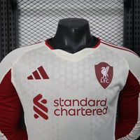 Camisa Oficial do Liverpool 25/26 - Manga Longa