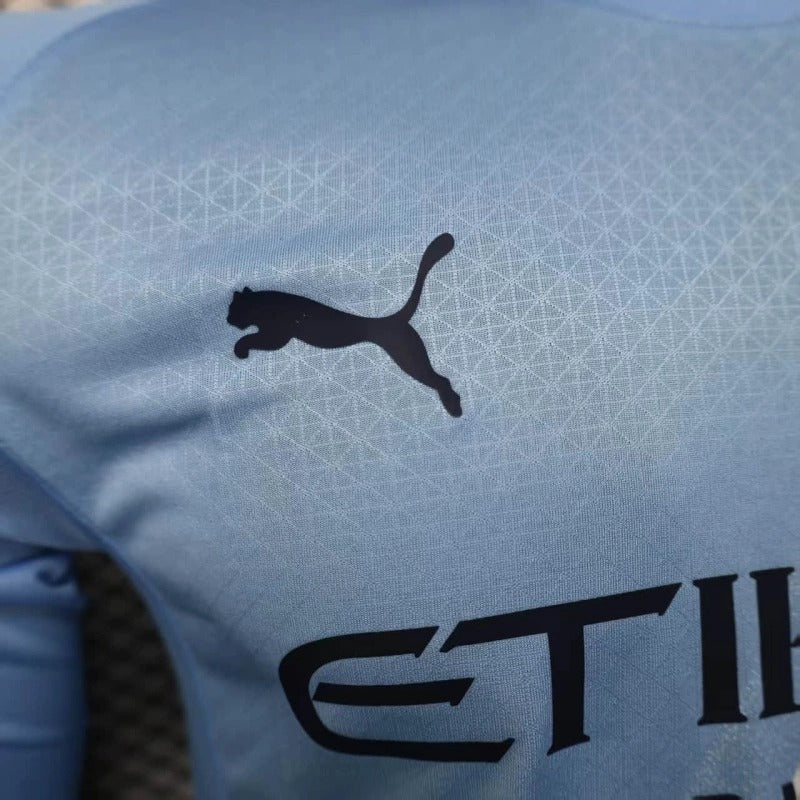 Camisa Oficial do Manchester City 25/26 - Manga Longa