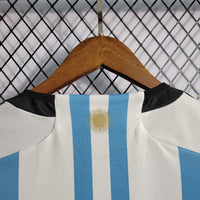 Camisa Oficial da Argentina 22/23 Versão Torcedor - Completa com Pacths