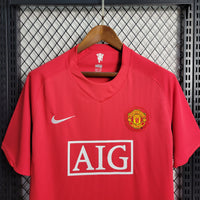 Camisa Retrô do Manchester United 2007/2008