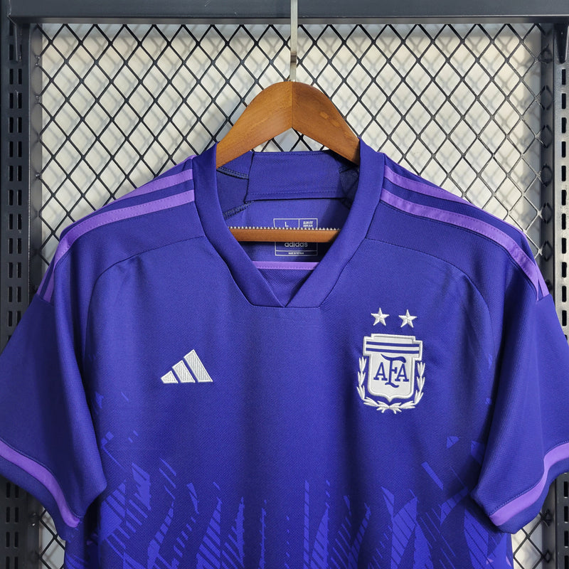 Camisa 2 Oficial da Argentina 23/24 Versão Torcedor - Completa com Pacths