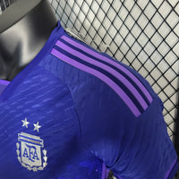Camisa 2 Oficial da Argentina 22/23 - Versão Jogador Completa com Pacths